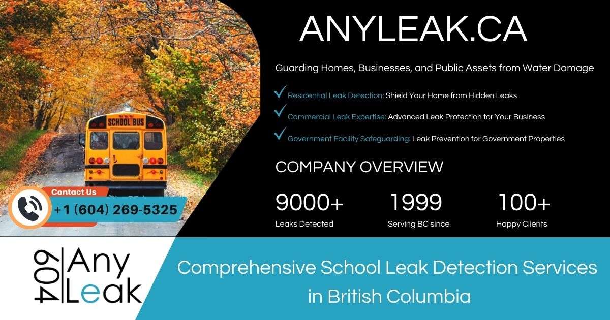 School Leak Detection Services in British Columbia
