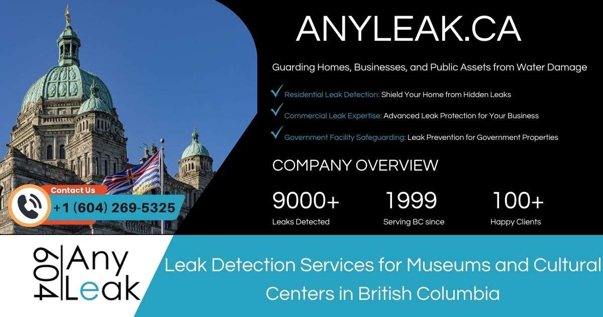 Leak Detection Services for Museums and Cultural Centers in British Columbia