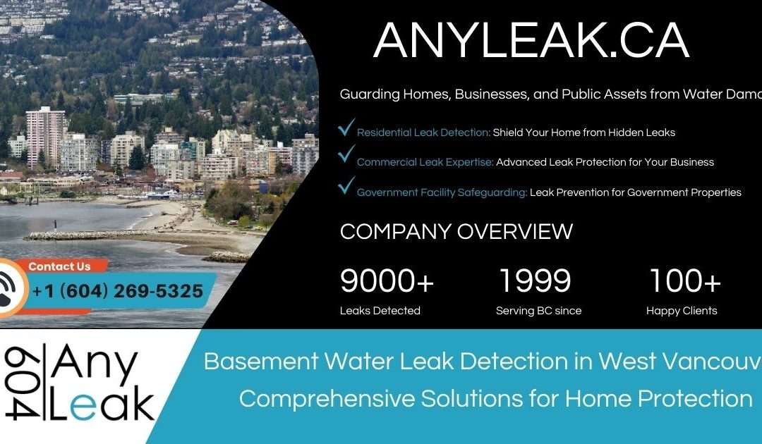 Basement Water Leak Detection in West Vancouver