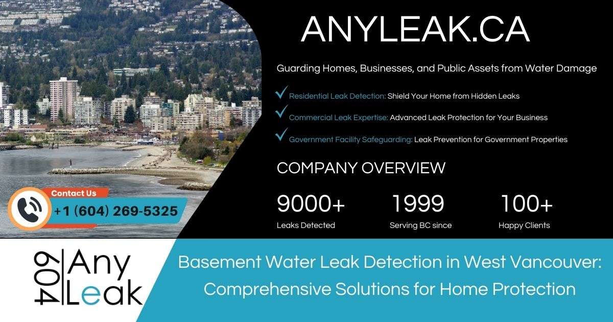 Basement Water Leak Detection in West Vancouver